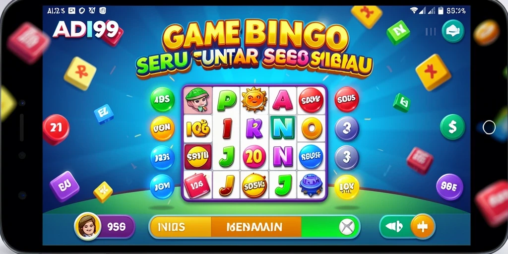 Tampilan gameplay ADI99 dengan antarmuka Bingo yang menarik.
