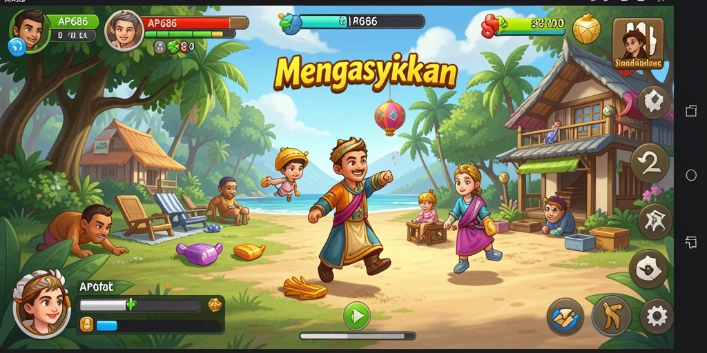 Screenshot gameplay AP686 menampilkan keseruan permainan Casual.