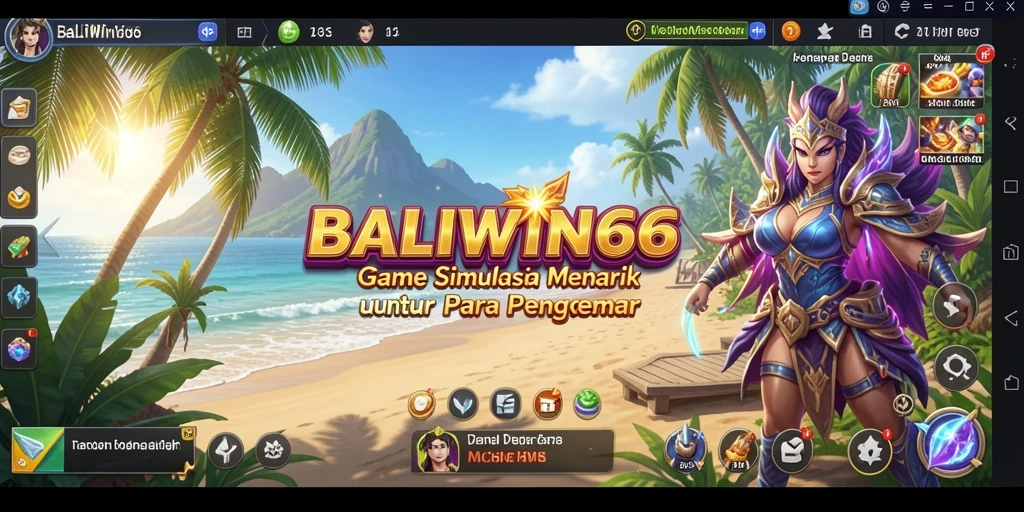 Gameplay seru dan interaktif dalam BALIWIN66 yang menampilkan simulasi mendalam.