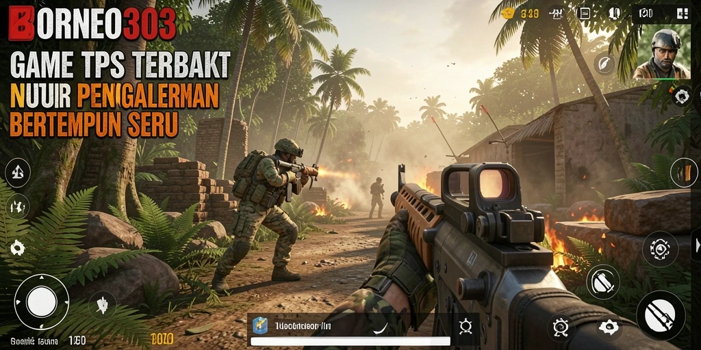 Tampilan gameplay menarik dari BORNEO303 dalam aksi TPS.