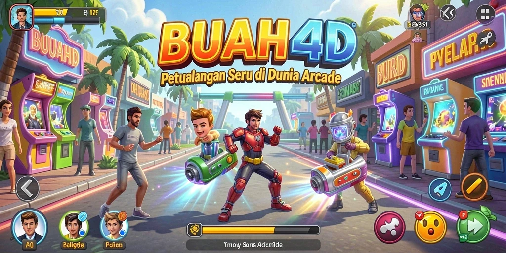 Screenshot BUAH4D menampilkan gameplay seru dan penuh warna.