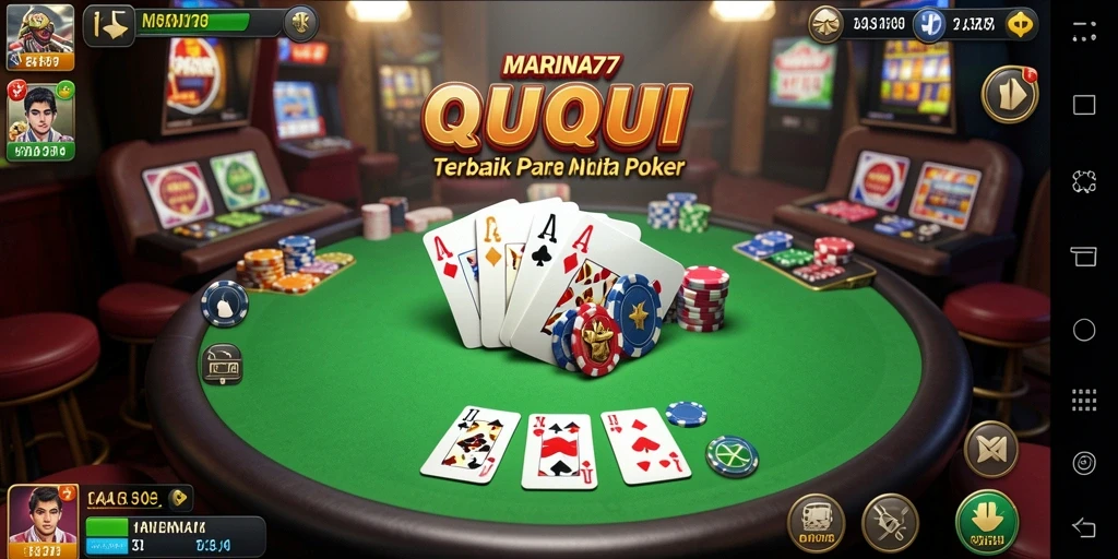 Tampilan gameplay QiuQiu yang seru dan interaktif di MARINA77.