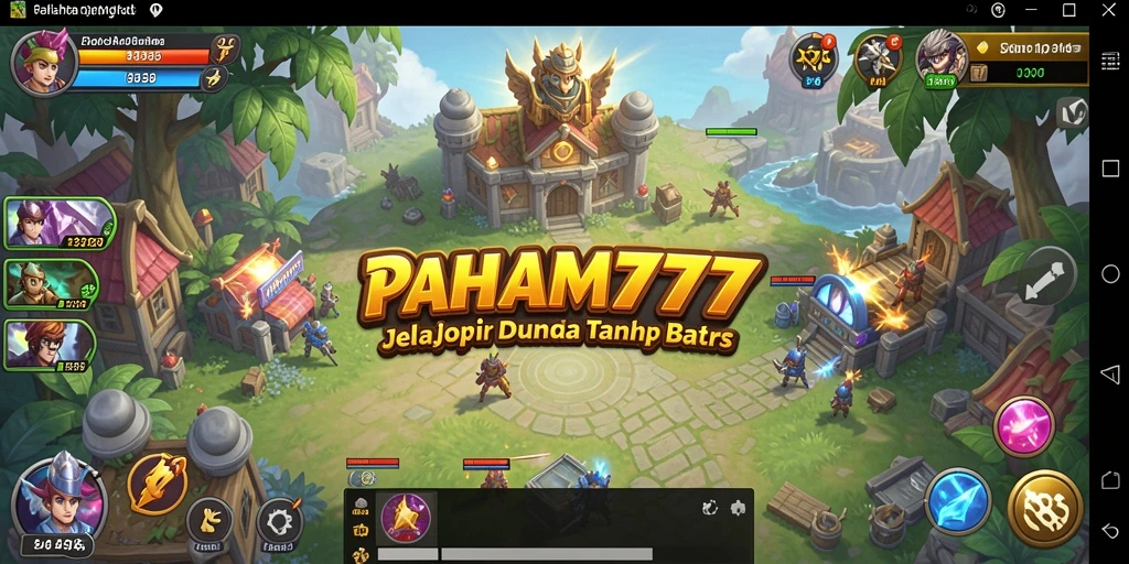 Tampilan gameplay <strong>PAHAM777</strong> yang menakjubkan dengan lanskap dunia terbuka.