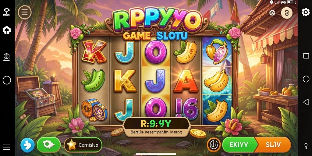 Tampilan menarik dari gameplay RPYYY yang penuh warna dan efek visual menakjubkan.